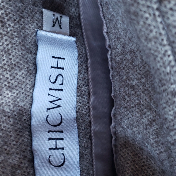 CHICWISH Double-Flap Wool blend Mini skirt NWOT - Picture 8 of 10